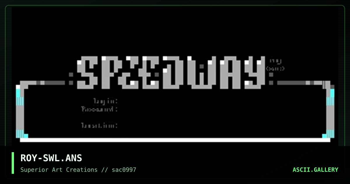 ROY-SWL.ANS, by roy, 1997