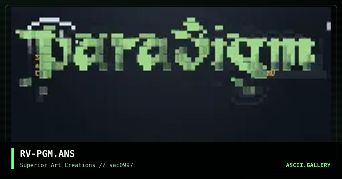 RV-PGM.ANS, by rave, 1997