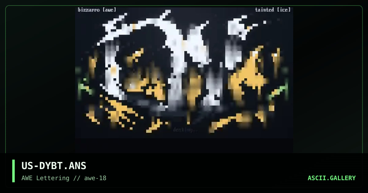 Destiny, by bizzarro, tainted, 1998
