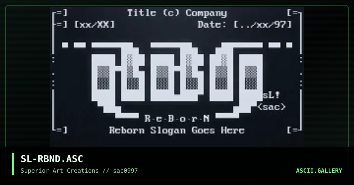 SL-RBND.ASC, by strikeligt, 1997