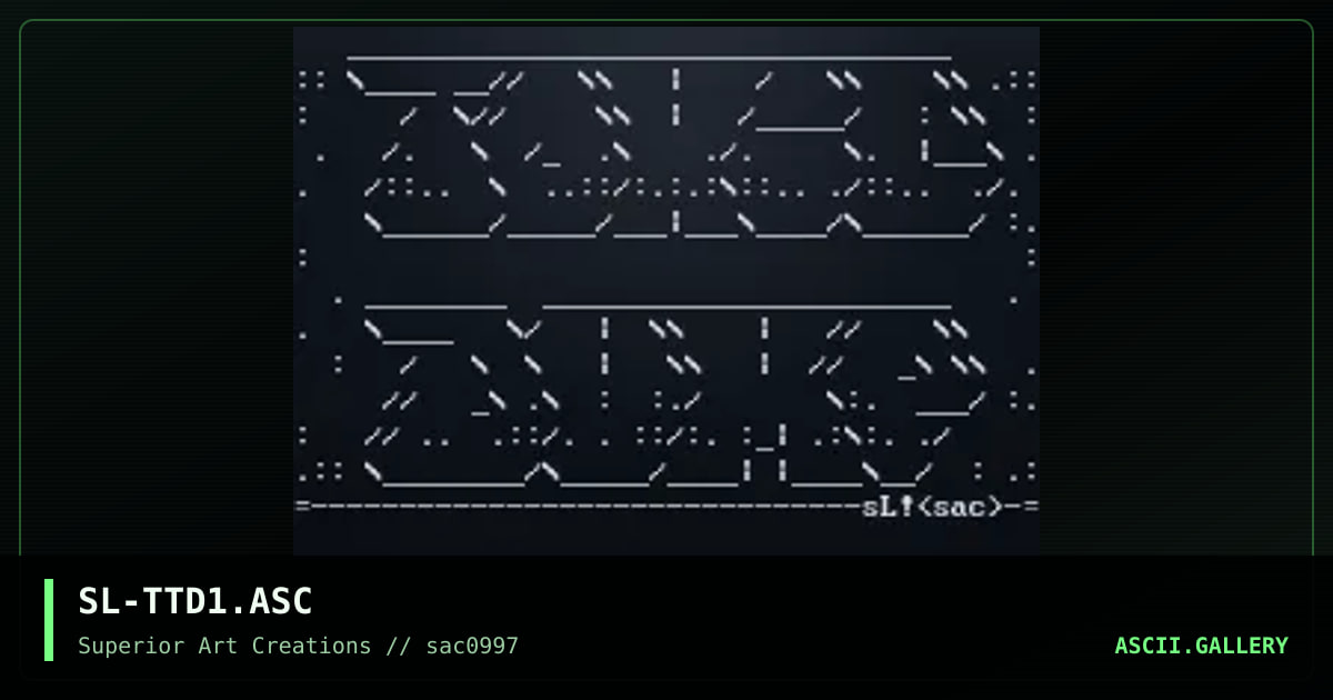 SL-TTD1.ASC, by strikeligt, 1997