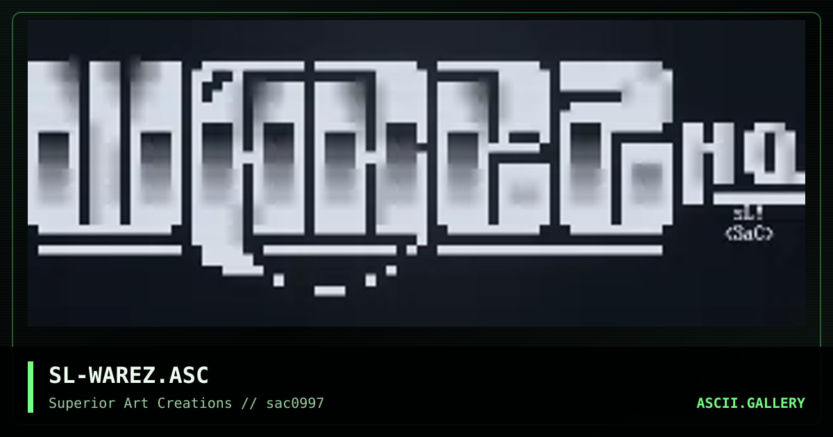 SL-WAREZ.ASC, by strikeligt, 1997