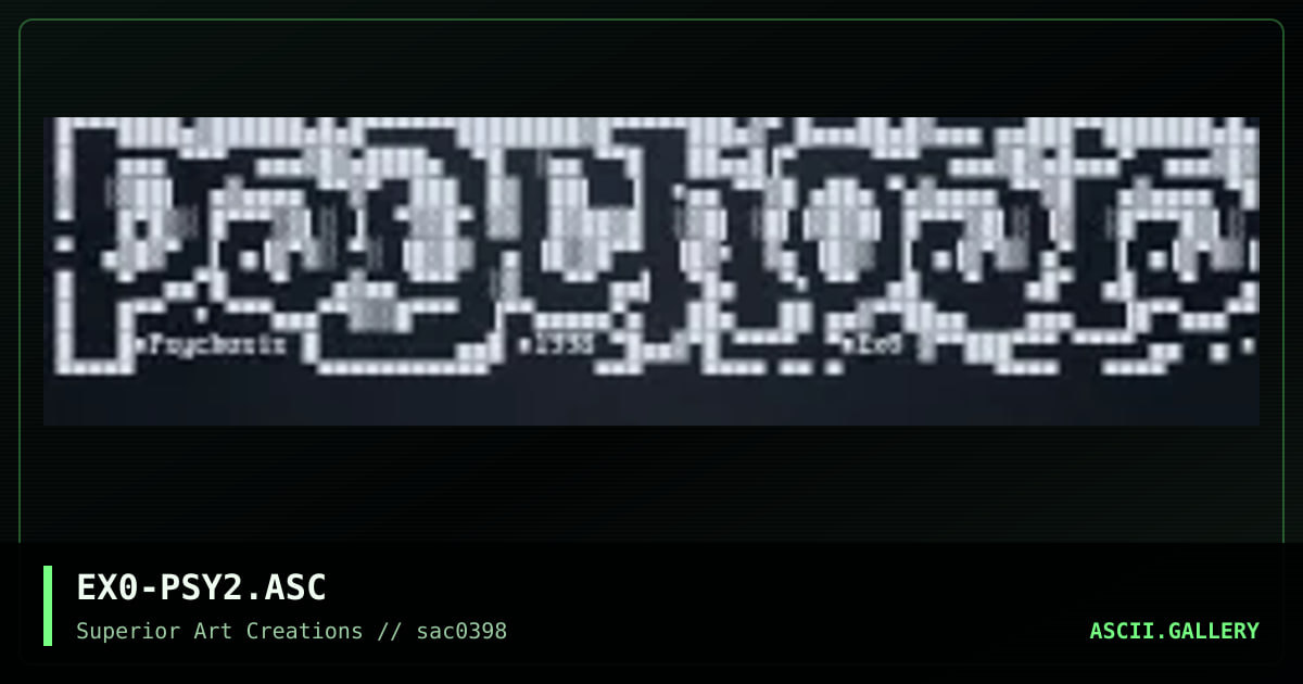 EX0-PSY2.ASC, by exo, 1998
