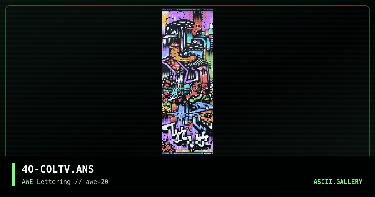 Colour TV, by mr4tune, 1998