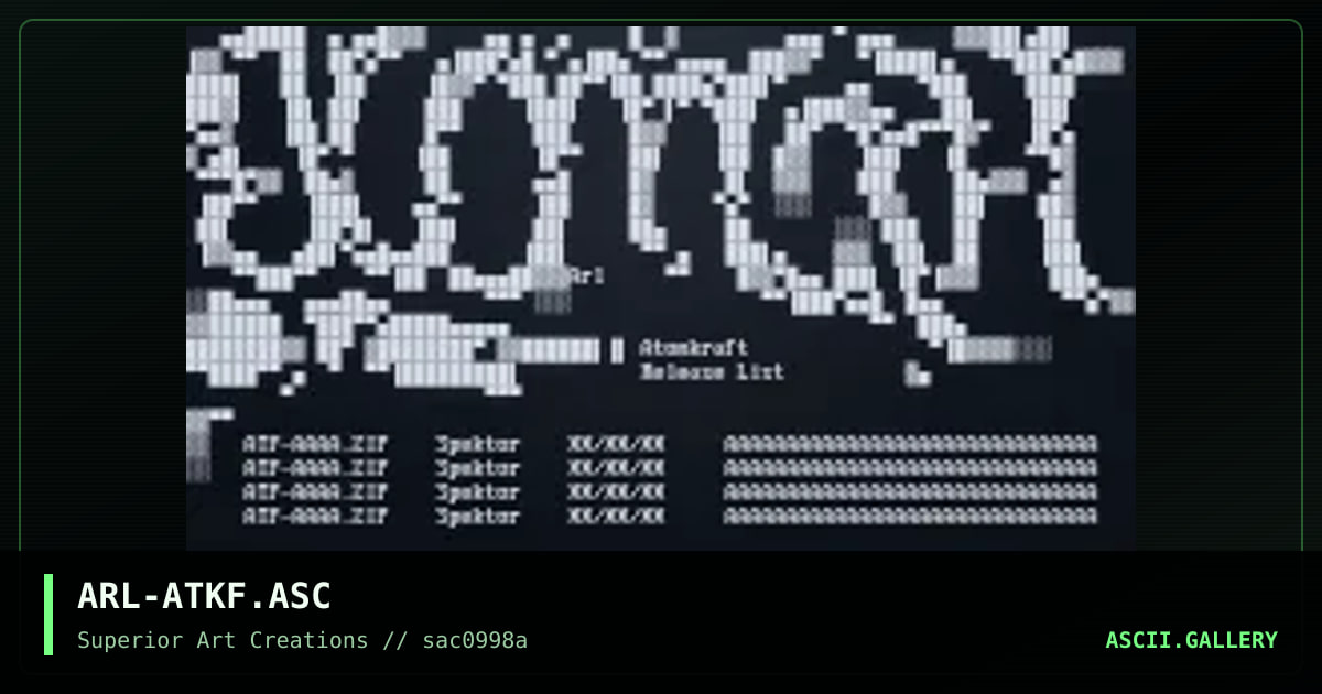 ARL-ATKF.ASC, by arlequin, 1998