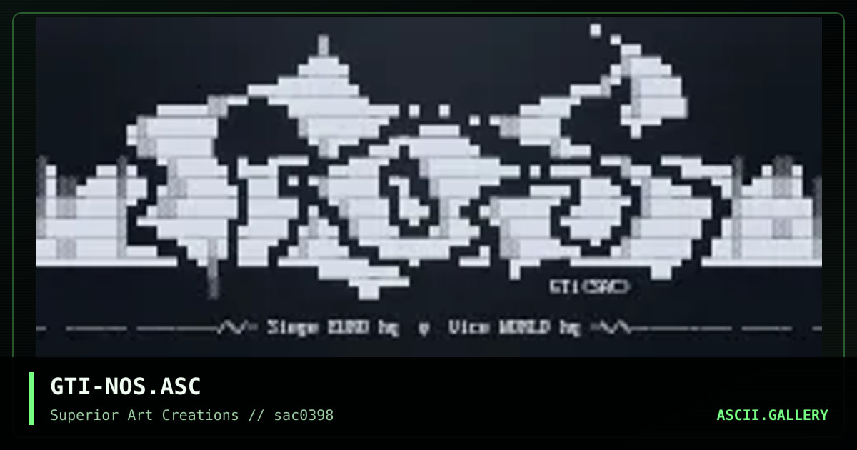 GTI-NOS.ASC, by gti, 1998