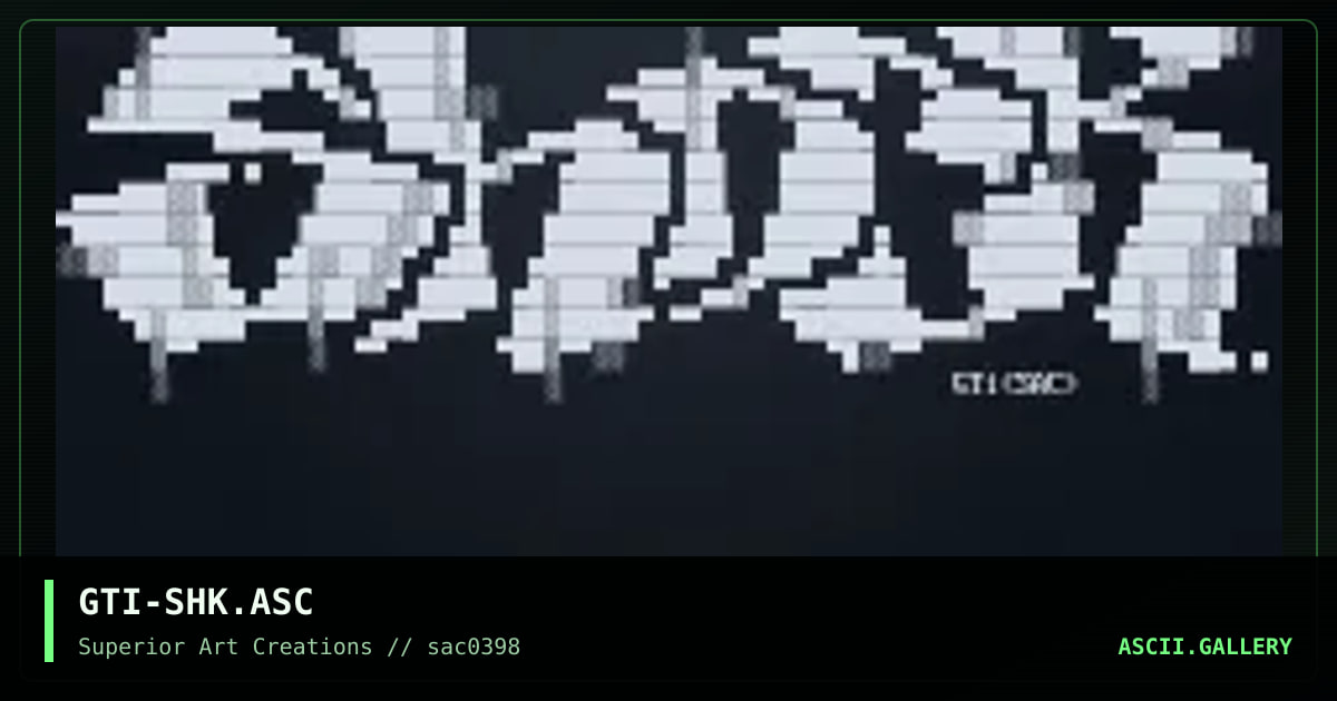 GTI-SHK.ASC, by gti, 1998