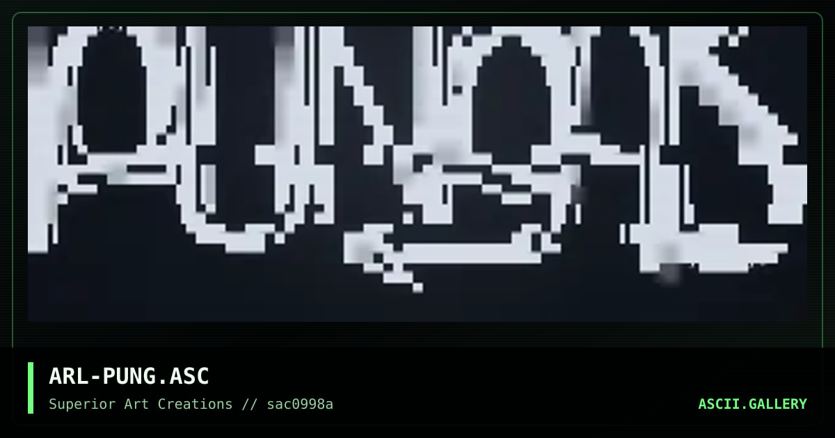 ARL-PUNG.ASC, by arlequin, 1998