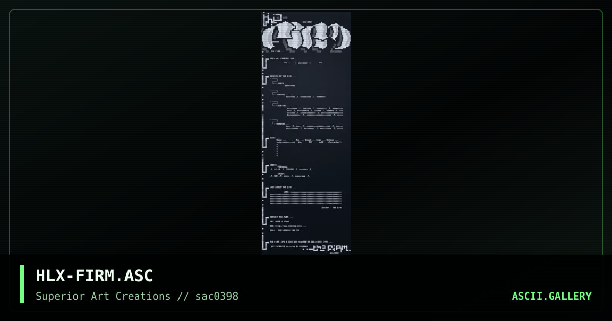 HLX-FIRM.ASC, by helix, 1998