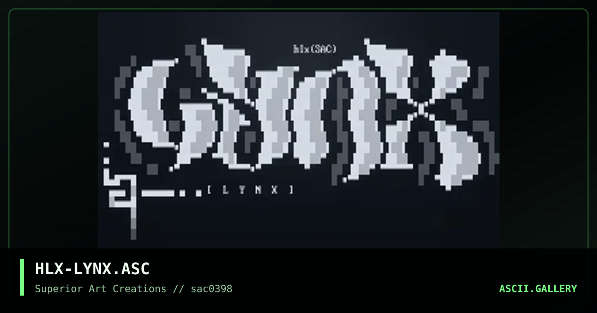 HLX-LYNX.ASC, by helix, 1998