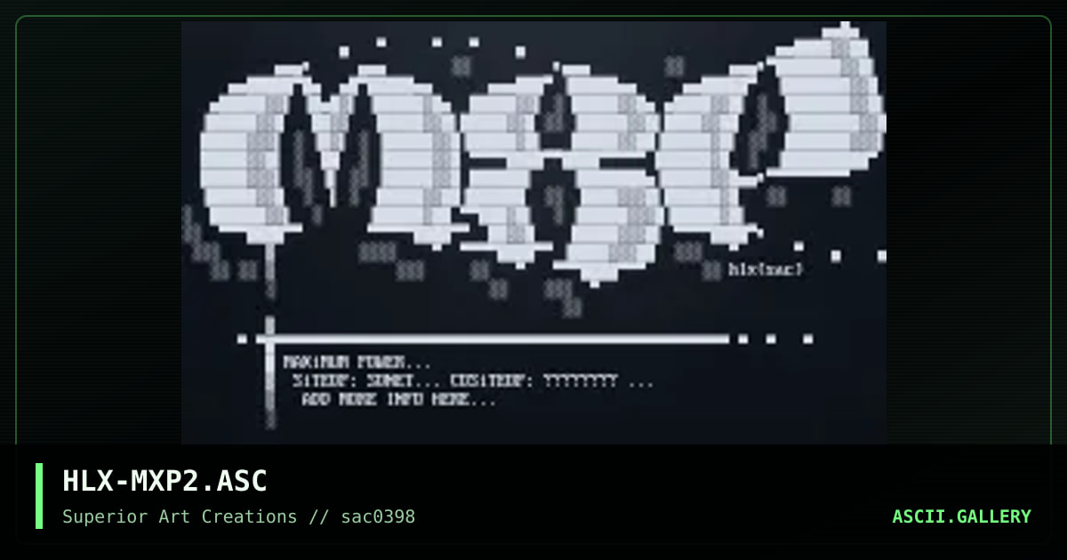 HLX-MXP2.ASC, by helix, 1998