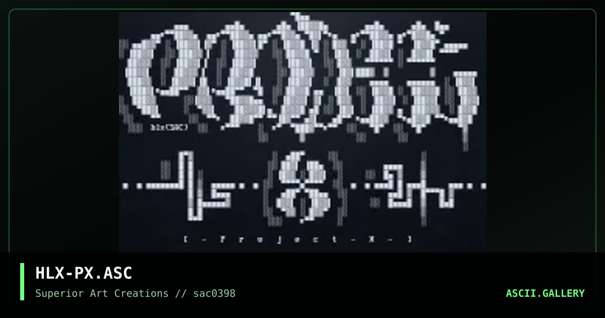 HLX-PX.ASC, by helix, 1998