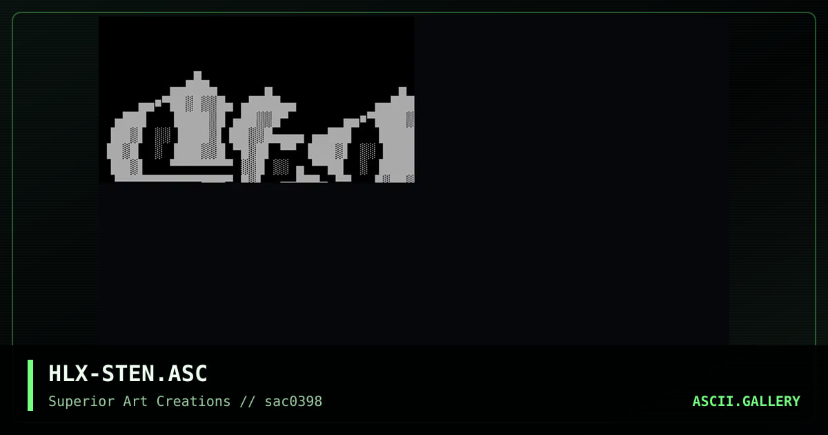 HLX-STEN.ASC, by helix, 1998