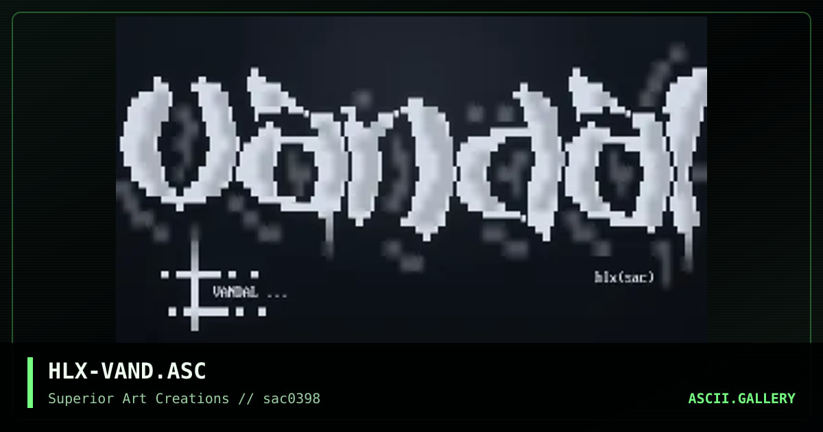 HLX-VAND.ASC, by helix, 1998
