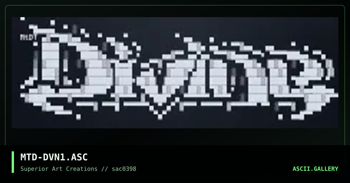 MTD-DVN1.ASC, by matador, 1998