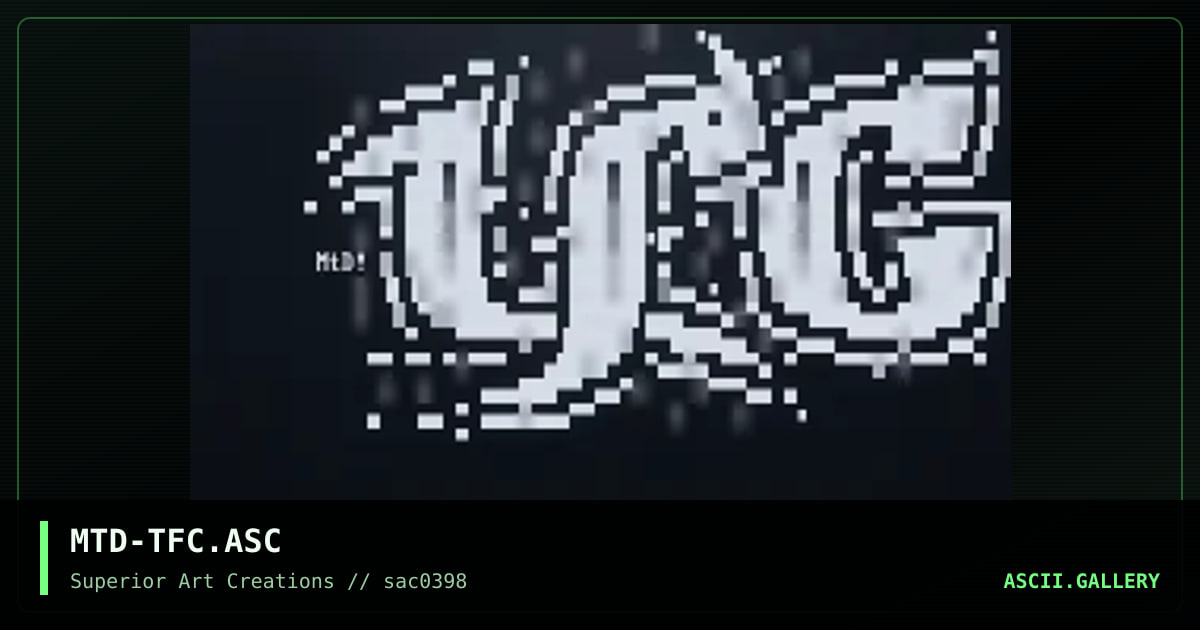 MTD-TFC.ASC, by matador, 1998