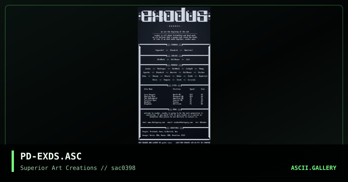 PD-EXDS.ASC, by poldi, 1998
