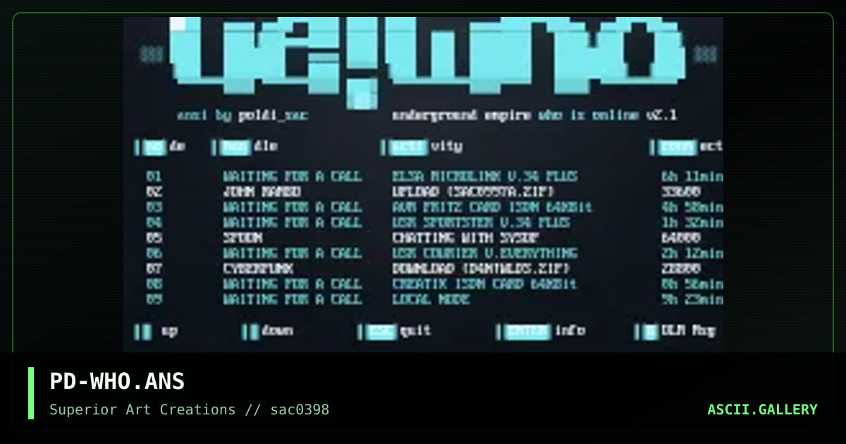 PD-WHO.ANS, by poldi, 1998
