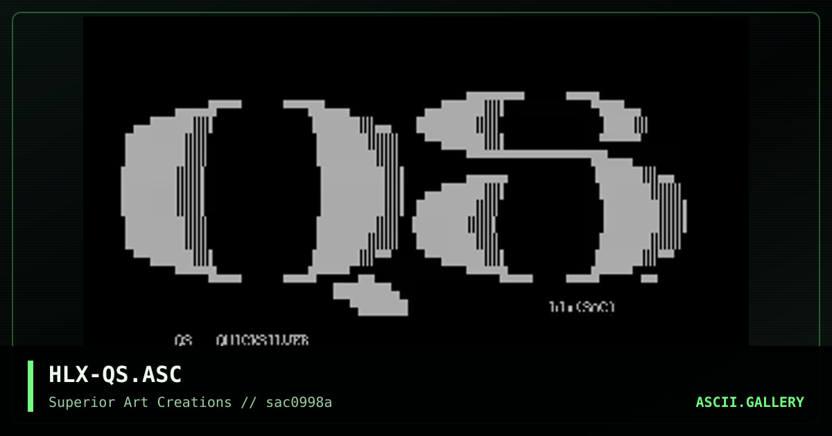 HLX-QS.ASC, by helix, 1998