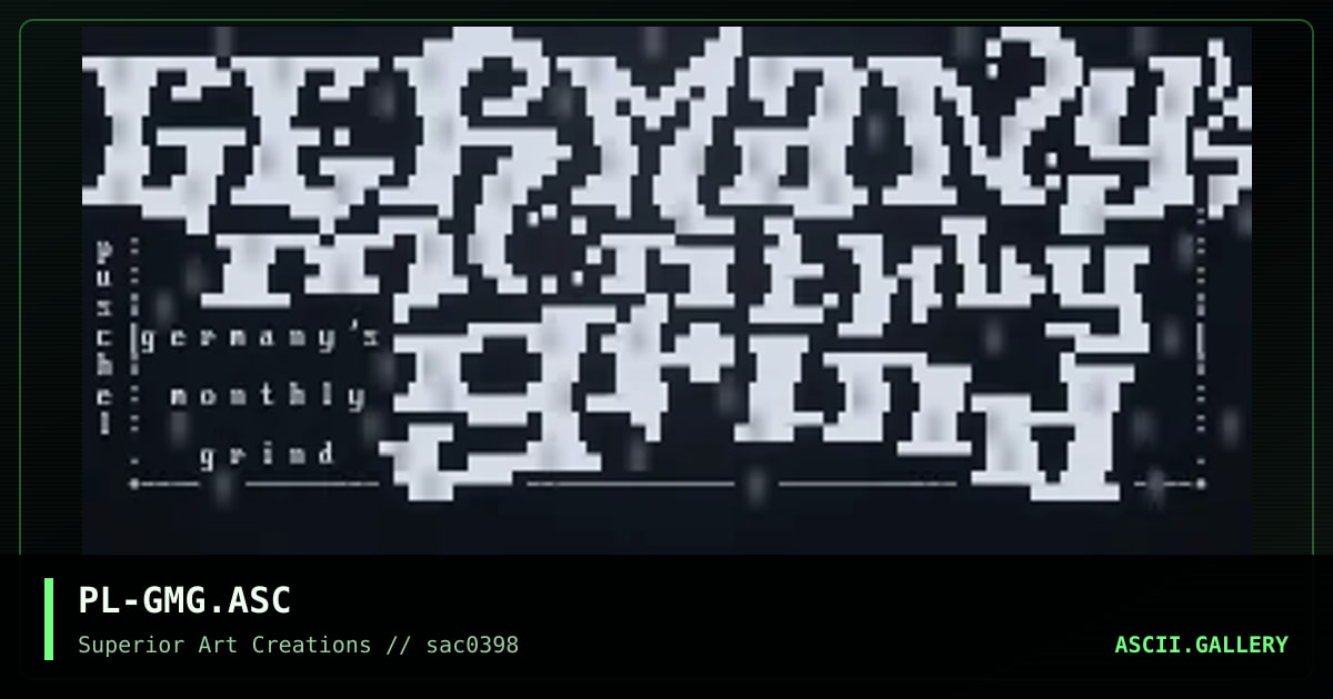 PL-GMG.ASC, by puschel, 1998
