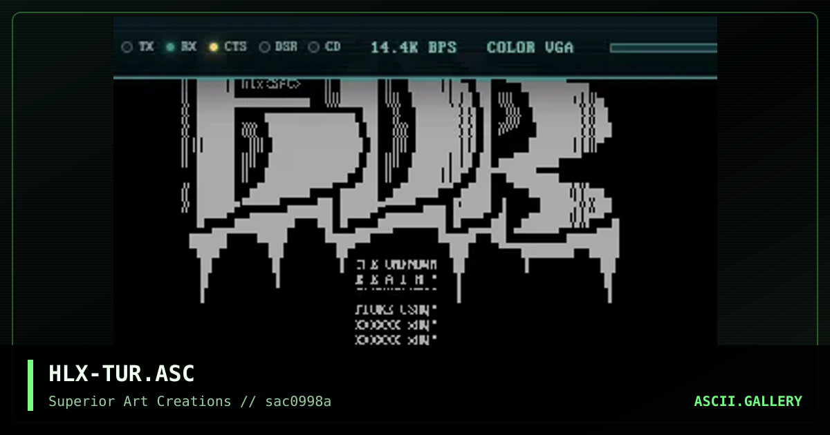 HLX-TUR.ASC, by helix, 1998