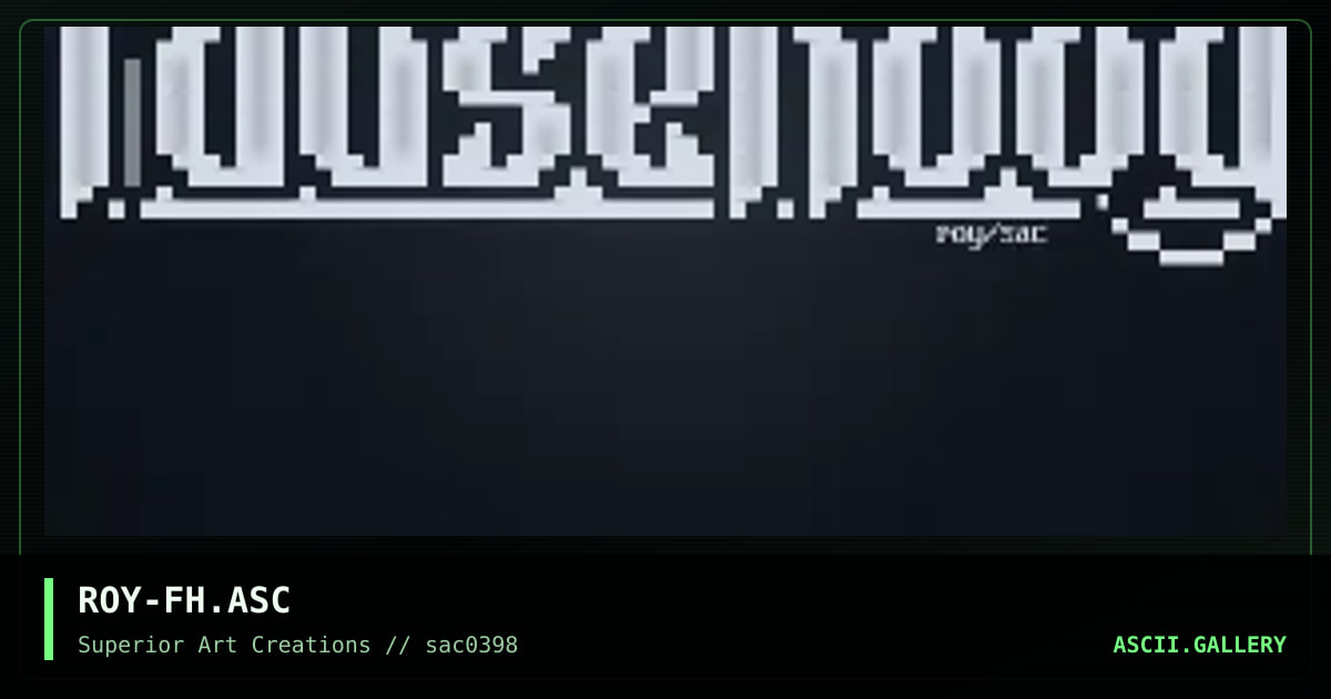 ROY-FH.ASC, by roy, 1998