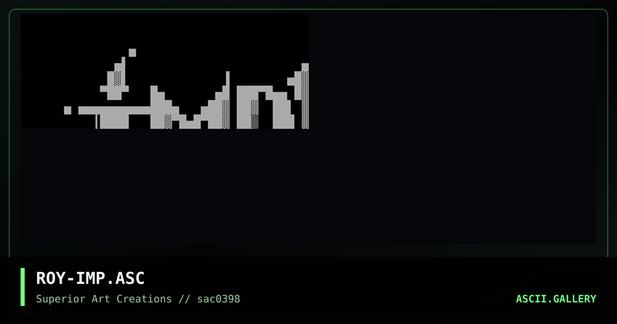 ROY-IMP.ASC, by roy, 1998