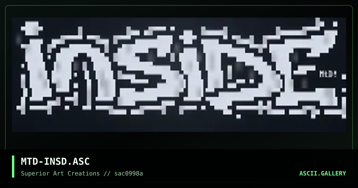 MTD-INSD.ASC, by matador, 1998