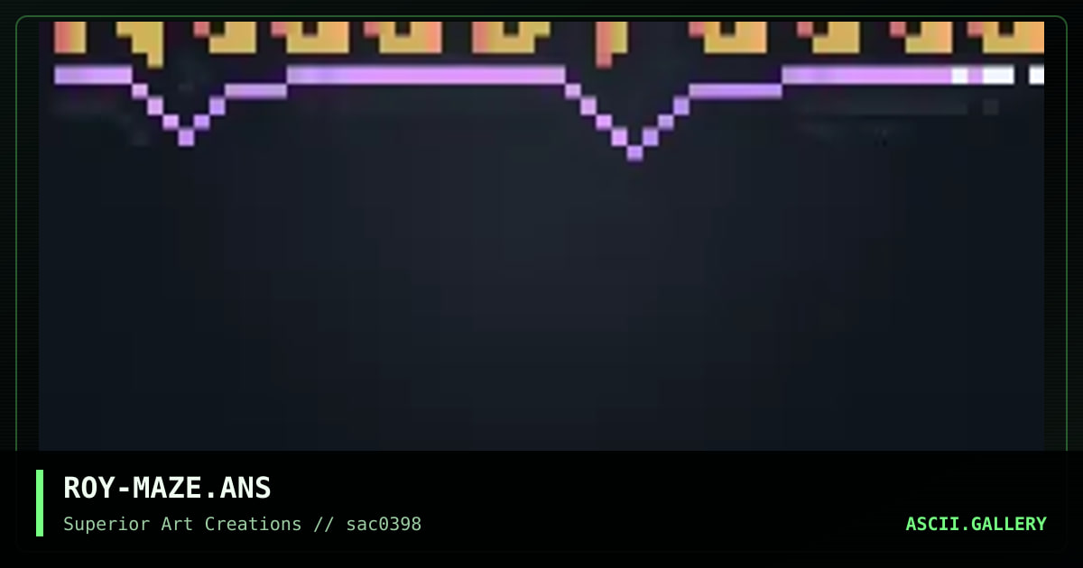 ROY-MAZE.ANS, by roy, 1998