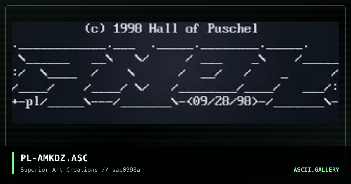 PL-AMKDZ.ASC, by puschel, 1998