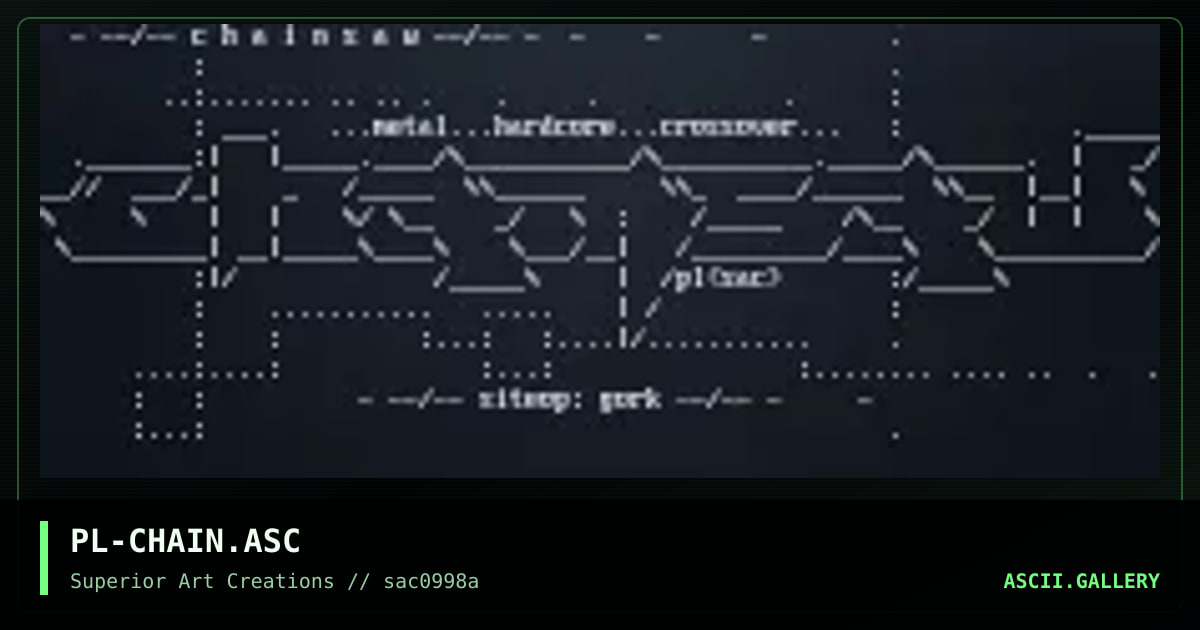 PL-CHAIN.ASC, by puschel, 1998