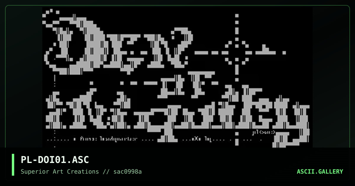 PL-DOI01.ASC, by puschel, 1998