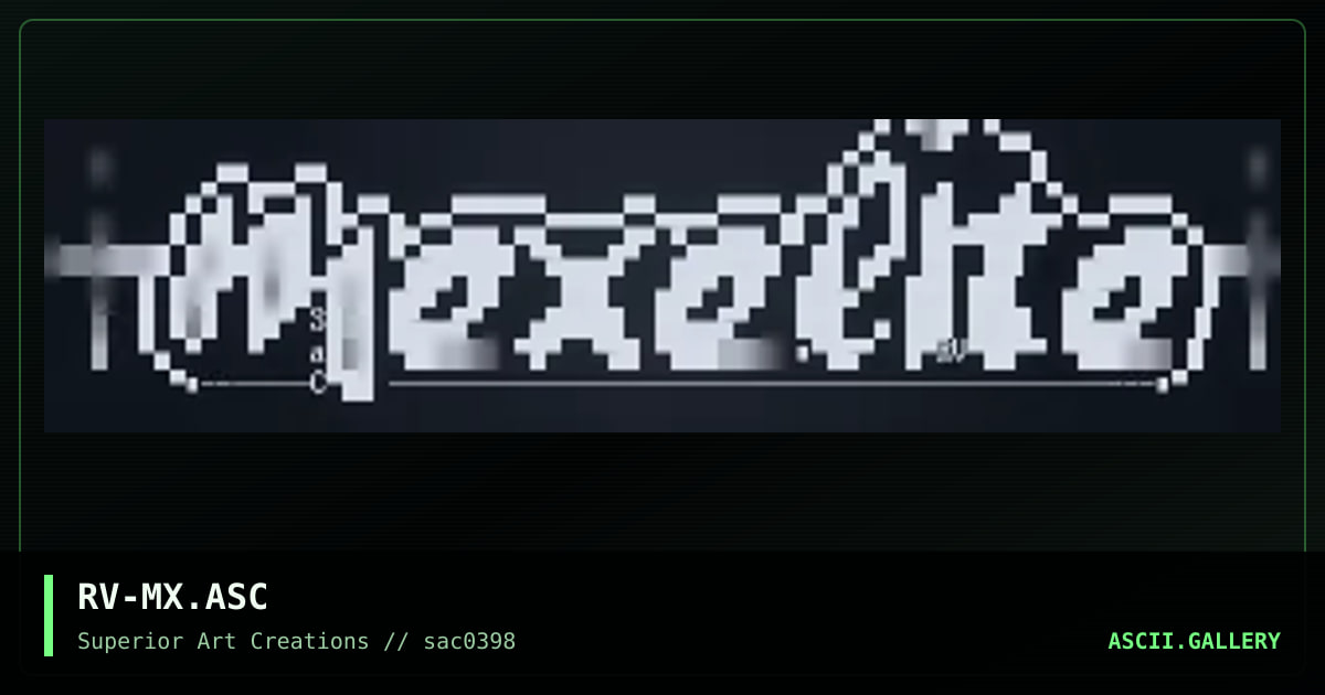 RV-MX.ASC, by rave, 1998