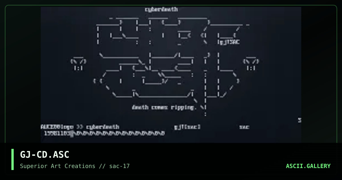 logo >> cyberdeath quakeclan, by grymmjack, 1999