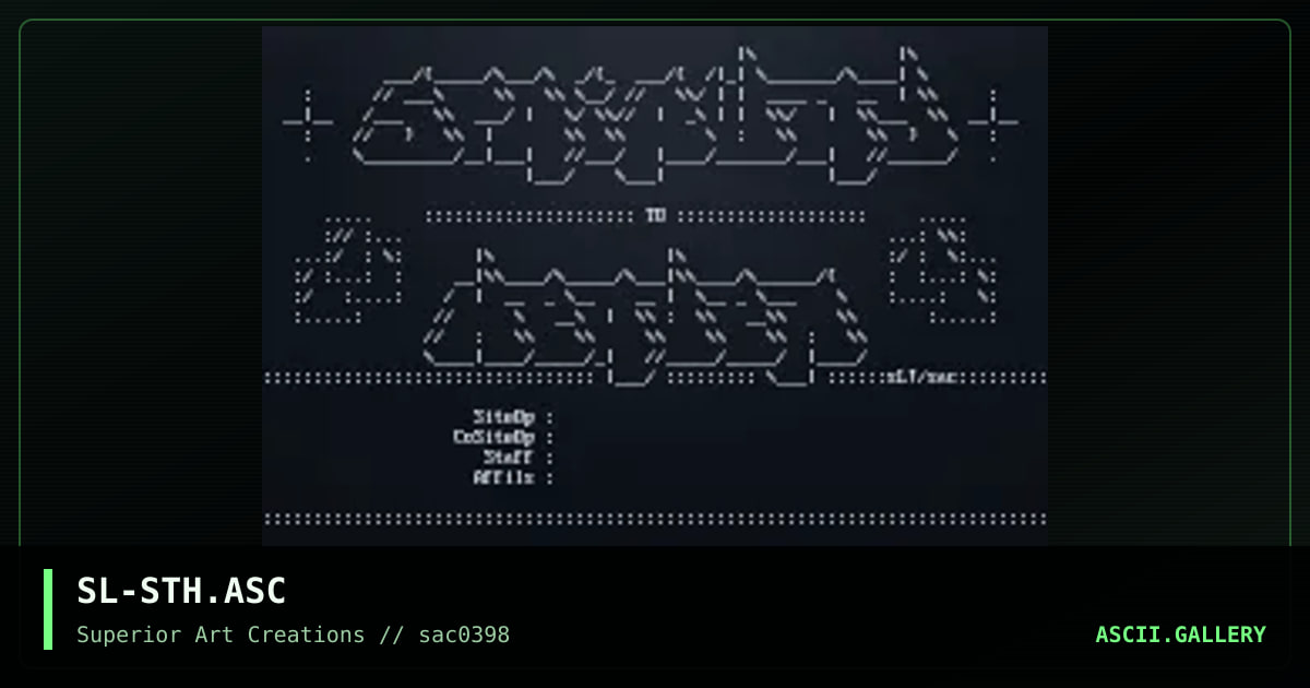 SL-STH.ASC, by strikeligt, 1998