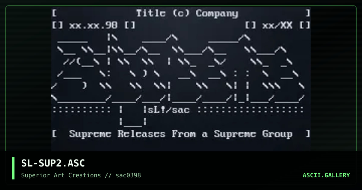 SL-SUP2.ASC, by strikeligt, 1998