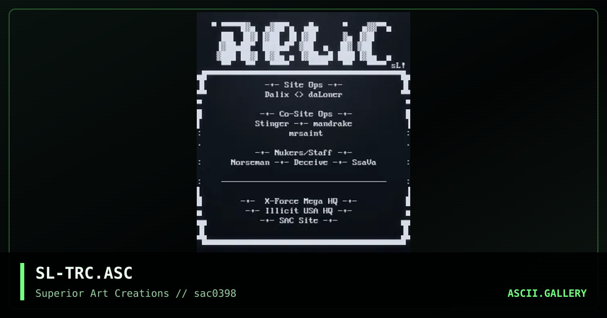 SL-TRC.ASC, by strikeligt, 1998