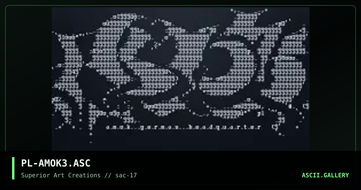 PL-AMOK3.ASC, by puschel, 1999