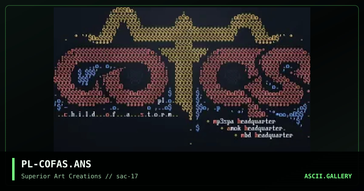 PL-COFAS.ANS, by puschel, 1999