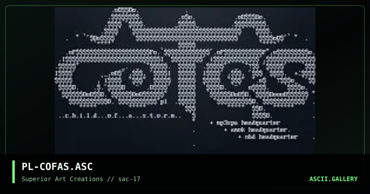 PL-COFAS.ASC, by puschel, 1999