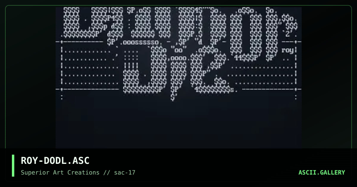 ROY-DODL.ASC, by roy, 1999