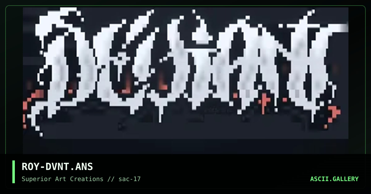 ROY-DVNT.ANS, by roy, 1999