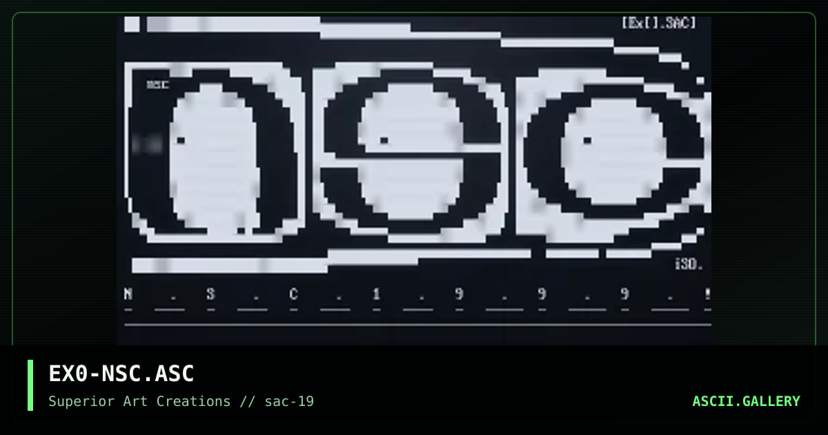 EX0-NSC.ASC, by exo, 2000