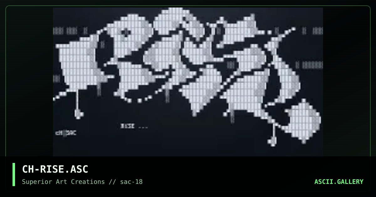 CH-RISE.ASC, by creature of hell, 1999