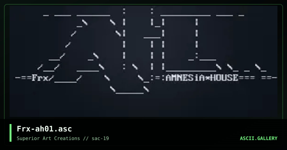 Frx-ah01.asc, by ferrex, 2000