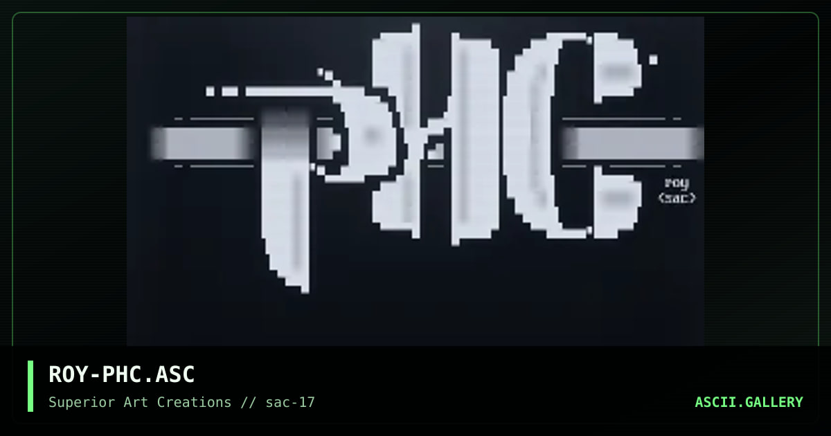 ROY-PHC.ASC, by roy, 1999