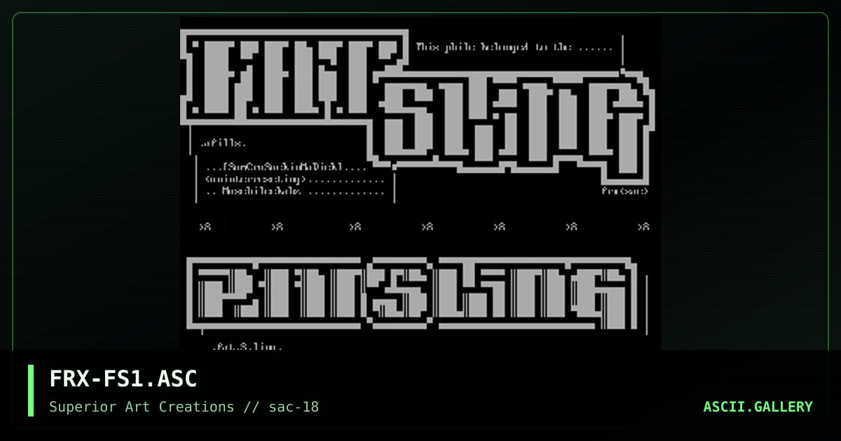 FRX-FS1.ASC, by ferrex, 1999