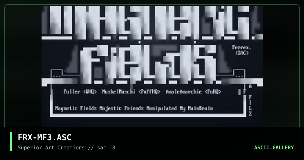 FRX-MF3.ASC, by ferrex, 1999