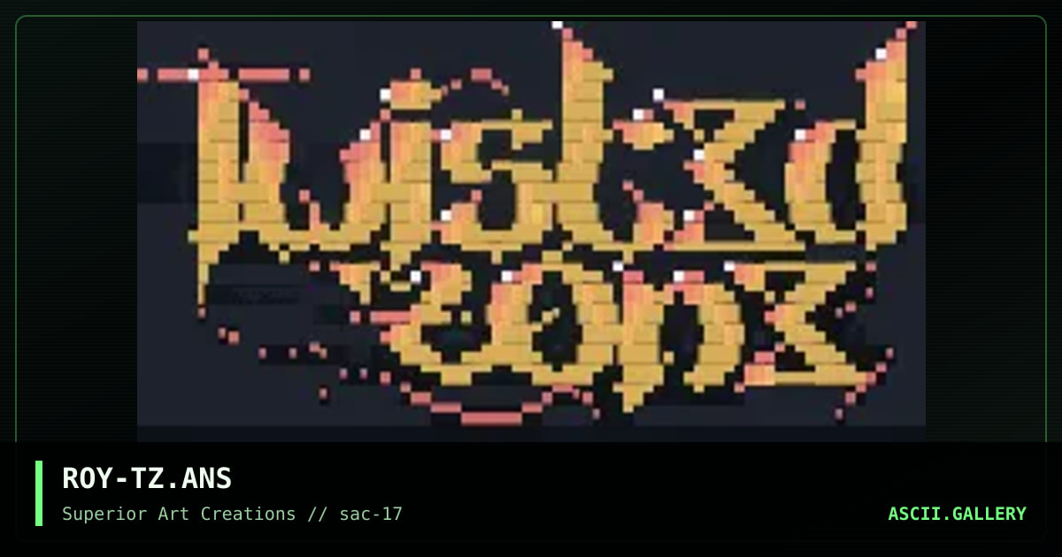 ROY-TZ.ANS, by roy, 1999