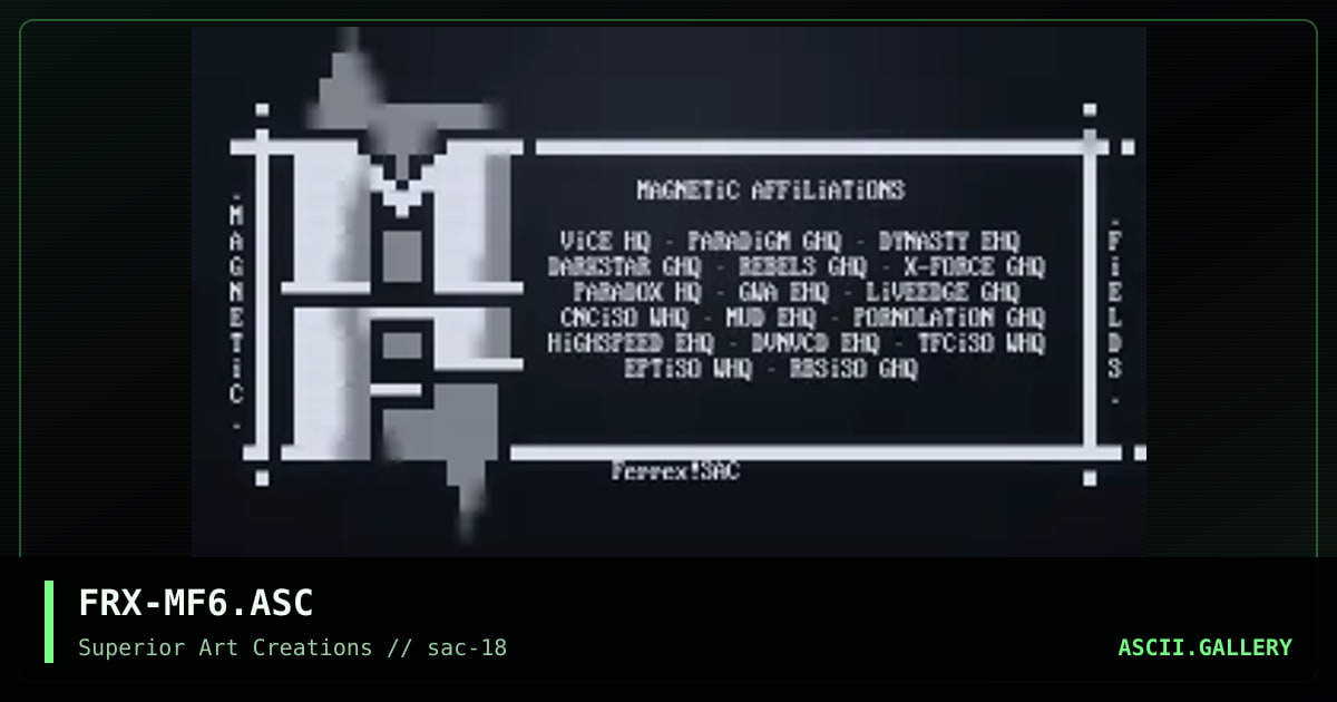 FRX-MF6.ASC, by ferrex, 1999